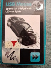 GoGadget USB design auto sportiva con mouse luce led