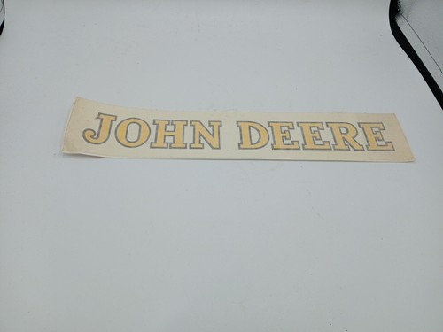  Vintage John Deere Vinyl Name Decal Tractor Sticker