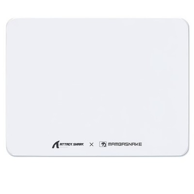 ATTACK SHARK CM05SE Gaming-Mauspad aus Glas, 41 cm x 31 cm x 0,5 cm - Weiß