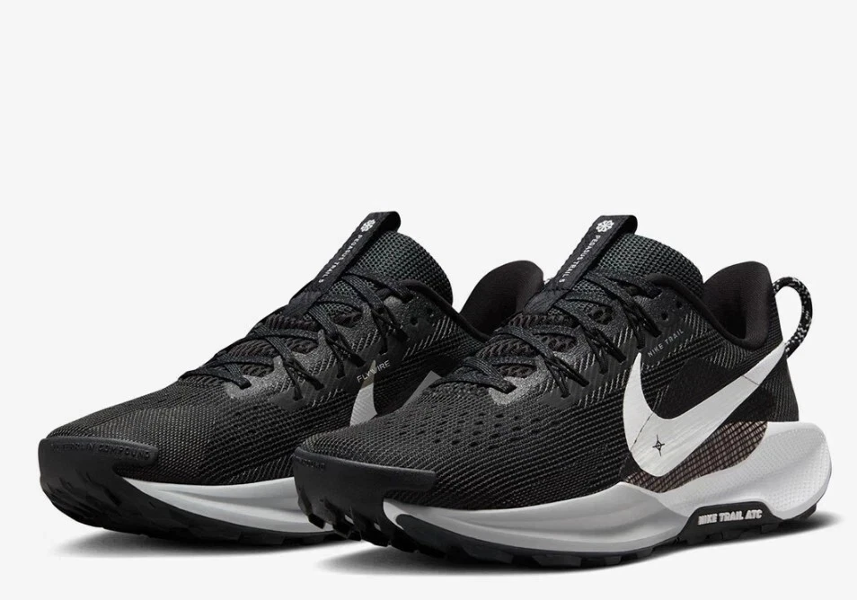 Nike Pegasus Trail 5 Black White DV3865-001 Women's Size 10