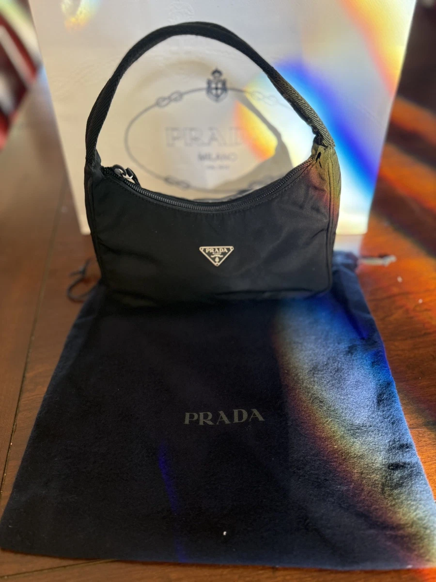 PRADA Tessuto Shoulder Bag Black Bags & Handbags for Women for