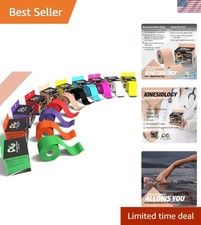 Physix Gear 16ft Cotton Kinesiology Tape - Stretchy, Skin-Friendly for Athletes 3.50 per gallon