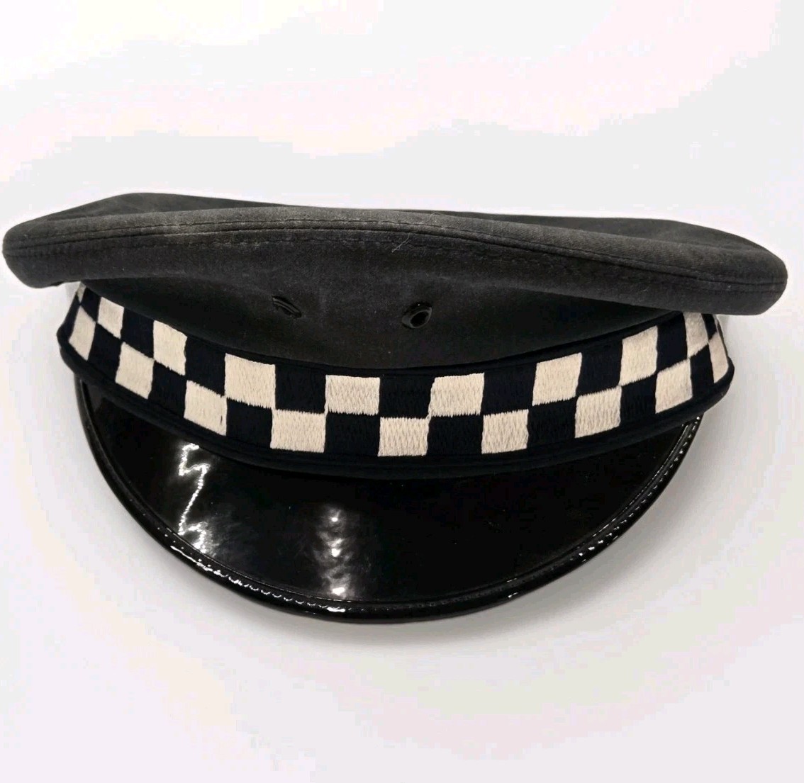 Vintage Chicago Police Department CPD Patrol Cap Hat Midway 7 3/8 & Rain Cover