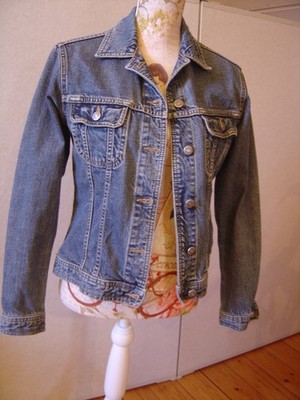 Jeansjacke Eddie Bauer blau Größe M