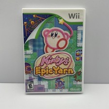 Kirby's Epic Yarn (Nintendo Wii) Tested & Complete|Excellent|1 YR Warranty|CIB+
