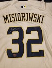 Jacob Misiorowski Autographed Milwaukee Cream Replica Jersey PROVA Witnessed COA — photo 1