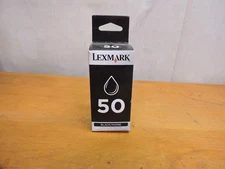 New Lexmark 50 Black Ink. Z12, Z22, Z32, Z705, Z707, Z710, Z715, P700, P3100