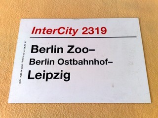 ZLS InterCity 2319 Berlin Zoo Leipzig über Berlin Ostbahnhof