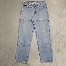 Dickies Double Knee Carpenter Jeans Men 32x32 Relaxed Fit Workwear Distressed