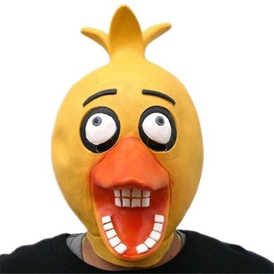Chica Maske Five Nights at Freddys - Silikonmaske für Gesicht/Kopf
