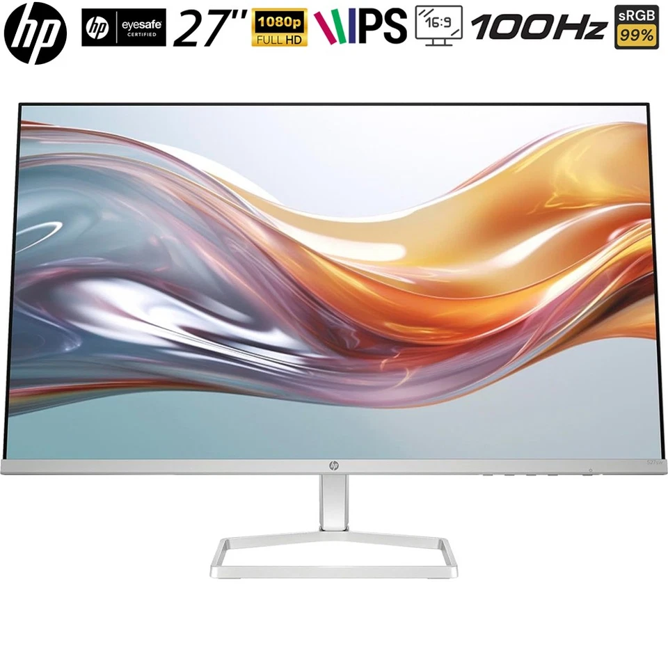 Hewlett Packard 527sw Series 5 27" FHD 1080p 100Hz 16:9 IPS Monitor