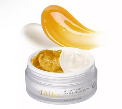 d'Alba Italian White Truffle Double Serum & Cream Vegan 2-in-1 Moisturizer 2.46z
