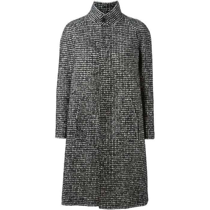 Cappotto lana Saint Laurent pied de poule 15FW 402944 Y144J 9166 33100692