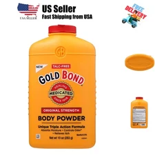 Medicated  Strength Body Powder, 10 oz., Talc-Free, Anti-Itch, Absorbs & Cools