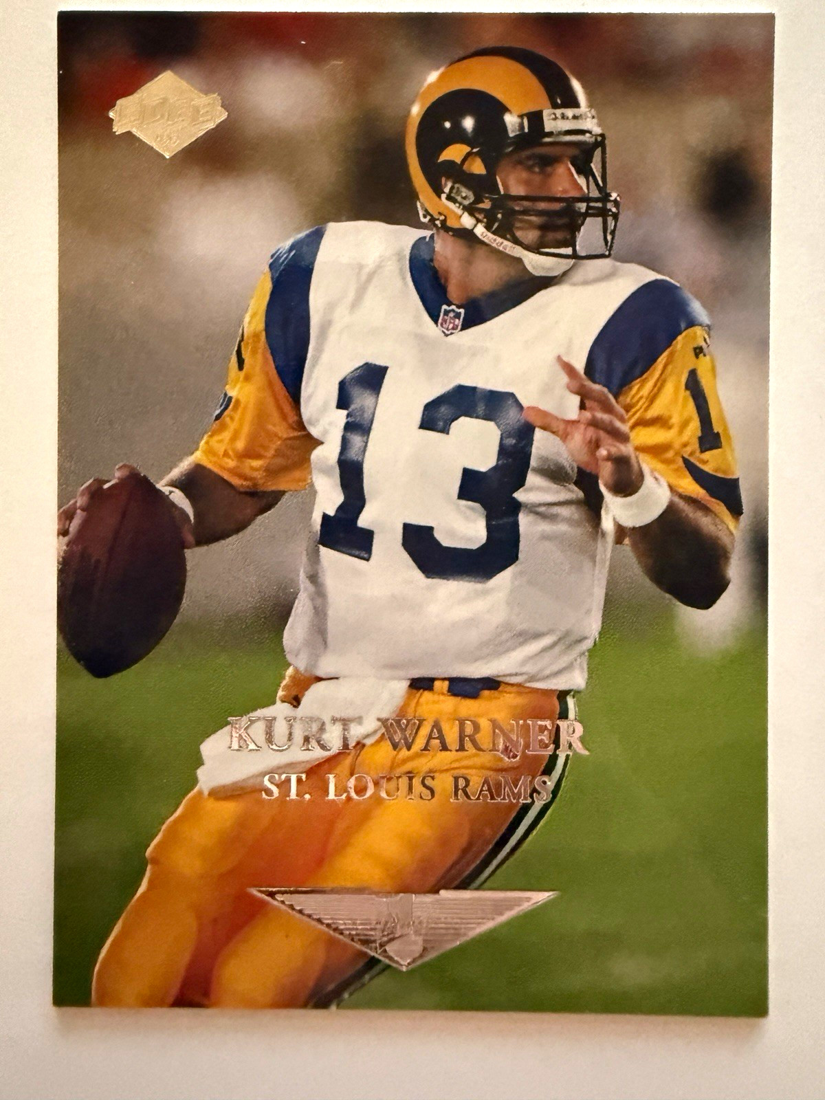 Collector's Edge 1999 1st Place Kurt Warner St. Louis Rams #201P Base