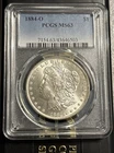 1884-O Morgan Silver Dollar - PCGS MS63