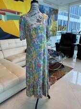 Faithful The Brand USA Size 10 Colorful Floral Print Summer Dress Short Sleeve