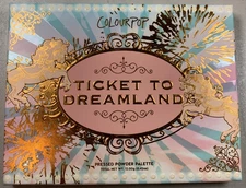 New ColourPop Ticket To Dreamland Eyeshadow Pressed Powder Palette 12 Colors NIB
