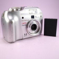 Olympus Digital Camera Camedia C-5000 Zoom 5.0MP Silver Tested
