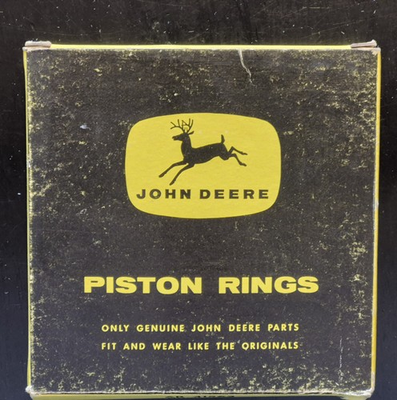 #ad Vintage John Deere Parts AR41563 Piston Rings NEW in Box Four Legs Moline 1979 $75.00