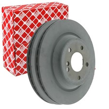 2X FEBI DISQUES DE FREIN Ø300Mm ARRIÈRE ADAPTÉS POUR MERCEDES-BENZ S-CLASS