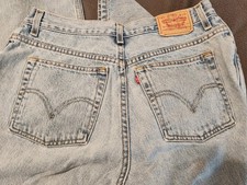 Vintage Levis Jeans Womens 14 M 550 Relaxed Fit Tapered Leg Denim