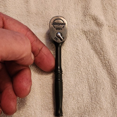 #ad Snapon GT72 Ratchet 1 4quot; Drive Black Industrial Finish new $99.00