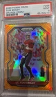2020 Panini Prizm Tom Brady #255 Orange Prizm Tampa Bay Buccaneers #/249 PSA 9