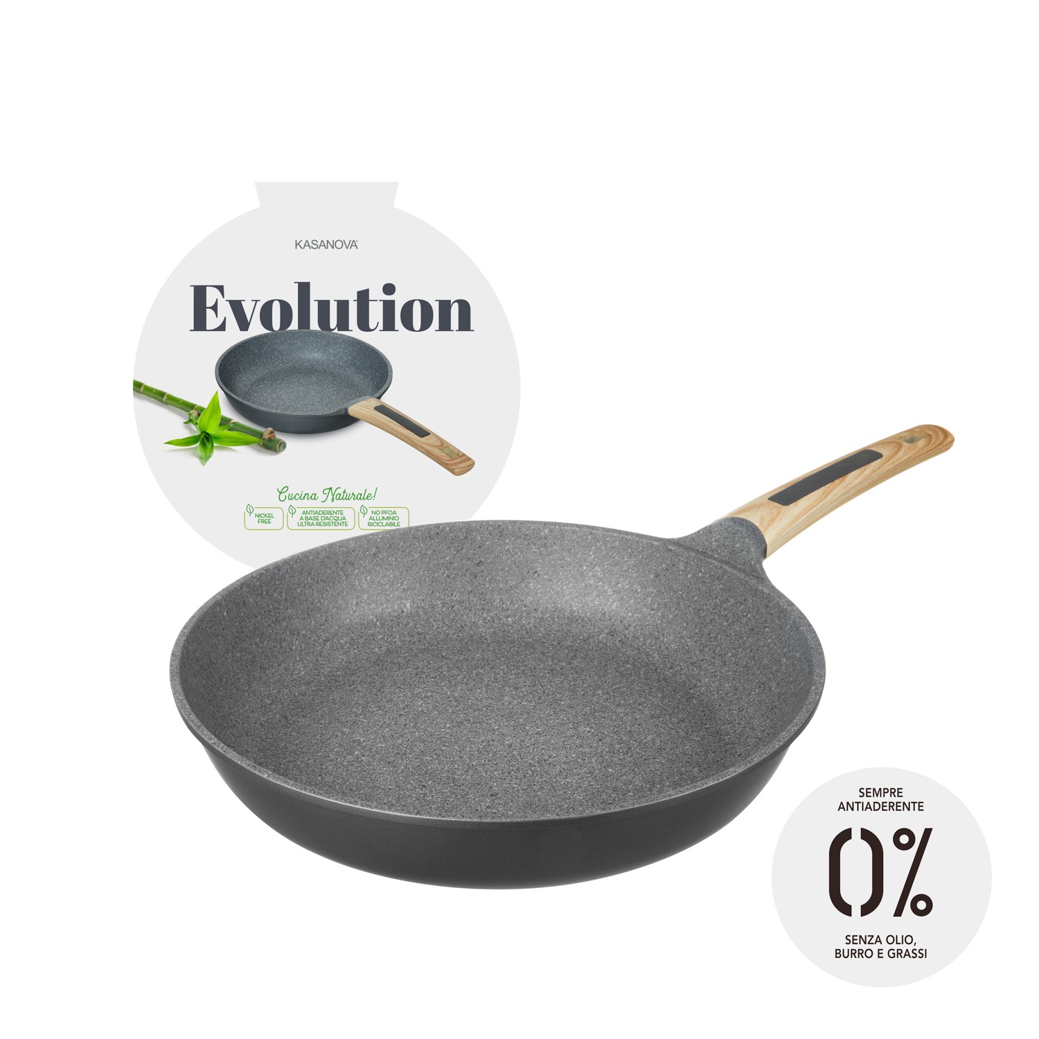 Padella 32 cm Evolution grigio