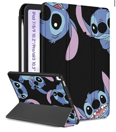 3-fach Hülle iPad schwarz Hintergrundstich 7. 8. 9. Pro 10,5 Zoll Neu in Verpackung