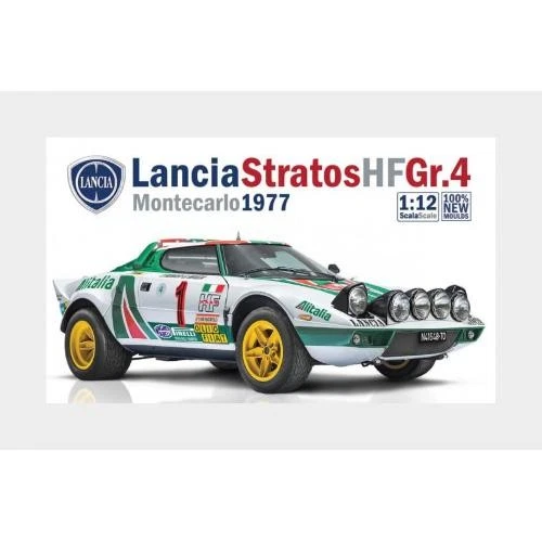 1:12 ITALERI Lancia Stratos Hf Alitalia #1 Win.Rally Montecarlo 1977 Kit IT4714 - Immagine 3 di 4