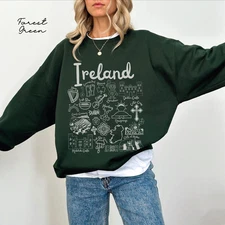Ireland sweatshirt crewneck | Ireland Travel Gift Souvenir | Dublin pullover