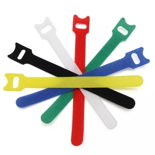 Kabelbinder Klettverschluss Klettband Kabel Verbinder Band Flauschband Hakenband - Picture 5 of 17