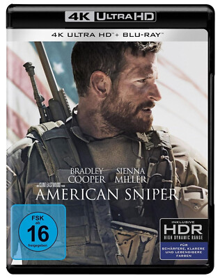 American Sniper - Bradley Cooper - (4K UHD + Bluray) - neuwertig