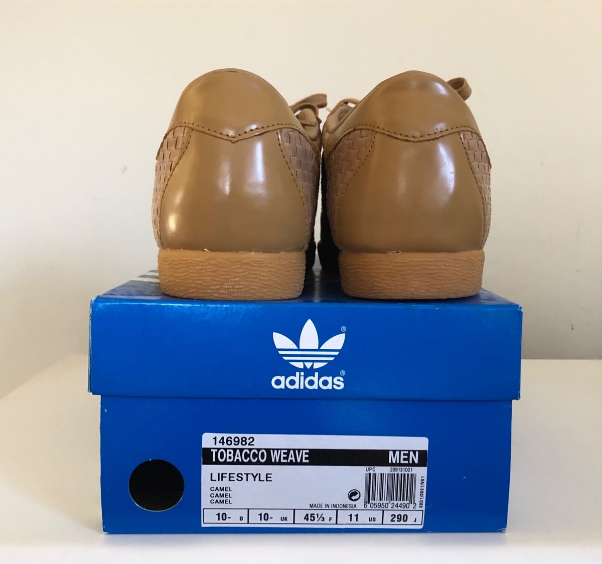 adidas tobacco weave brand new with box deadstock vintage men size