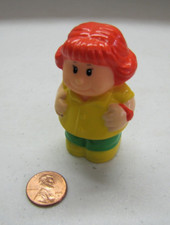 1998 Shelcore Girl Figure W/ Yellow Shirt Rare Works With Fplp 2.5 Inches