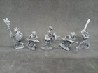 Vintage Rafm Pewter Fantasy Miniatures Lot Of 5 Knights 1980 D&D