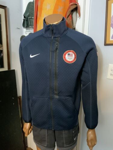 Nike United States Olympic Team Sphere Tech Fleece USA Zip Track Jacket Sz. L - Picture 12 of 15