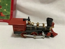 2 Hallmark Keepsake ornaments Lionel Steam Locomotive #5 with Tender Car 2000 
