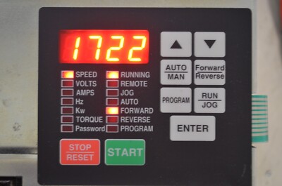 Reliance GV3000 D3NXVE01 Keypad GV3000 Drives FRN 6.09 Tested Good