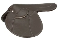 Softback Leather Horse Racing Exercise Saddle
