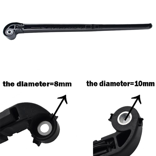 Neu Wischerarm + Scheibenwischer Set Satz Hinten Heckwischer Für AUDI A3 8P 8V - Bild 4 von 6