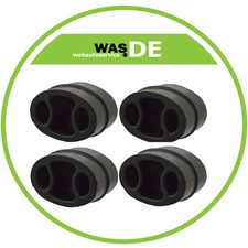 4x AUSPUFFGUMMI HALTER OPEL CORSA B TIGRA 852516 Mitteltopf, Endtopf, HALTERUNG