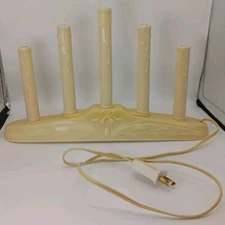Vintage 5 Tier Candolier Candelabra Christmas Window Candle Tested 