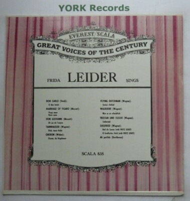 SCALA 835 - FRIDA LEIDER - Excellent Condition LP Record