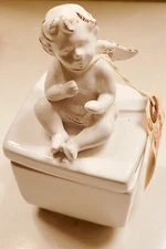 Tumbleweed Pottery New Angel Trinket Box