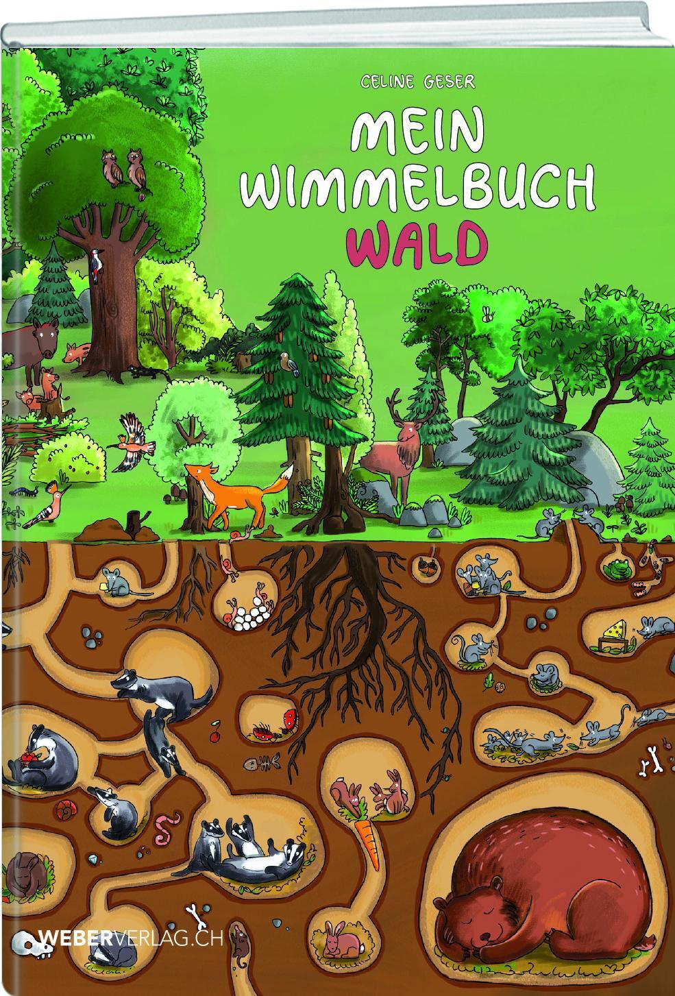 Thumbnail - Mein Wimmelbuch Wald Celine Geser