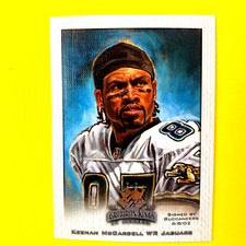 Keenan McCardell 2002 Donruss Gridiron Kings Card #41 NFL Jacksonville Jaguars