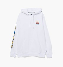 vans x thrasher hoodie white