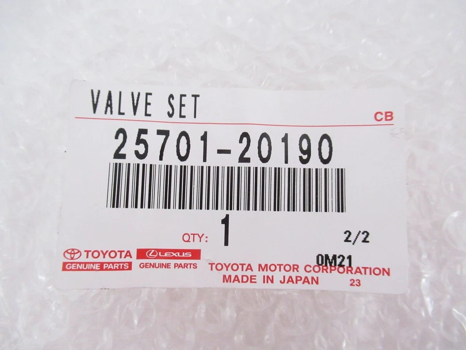 Genuine OEM Toyota Lexus 25701-20190 Valve Set, Emission Control - Изображение 3 из 3
